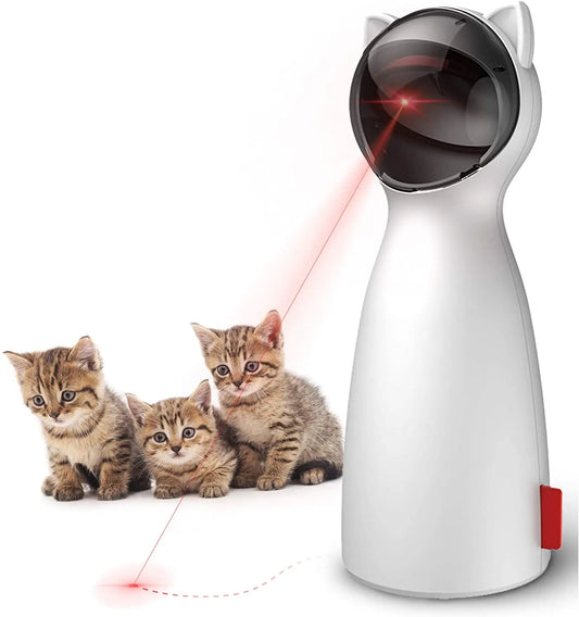 Automatic Cat Laser Toy with USB Charging and 5 Pattern Modes